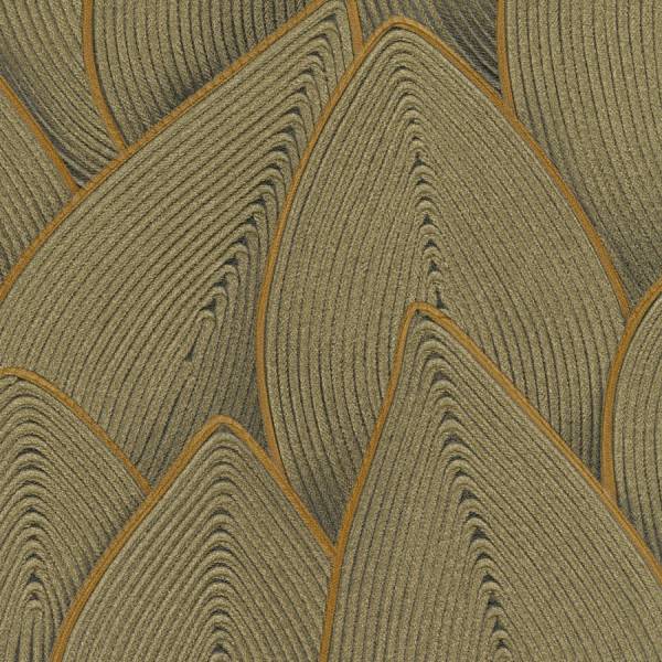 PAPIER PEINT ELITIS JONCHEE VERT