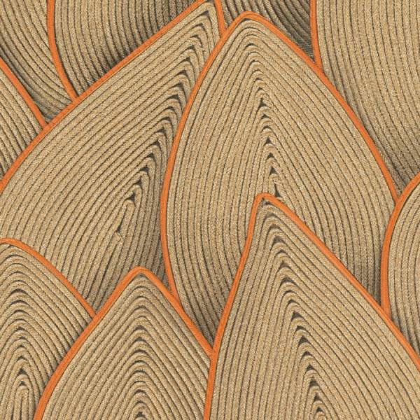 PAPIER PEINT ELITIS JONCHEE DORE