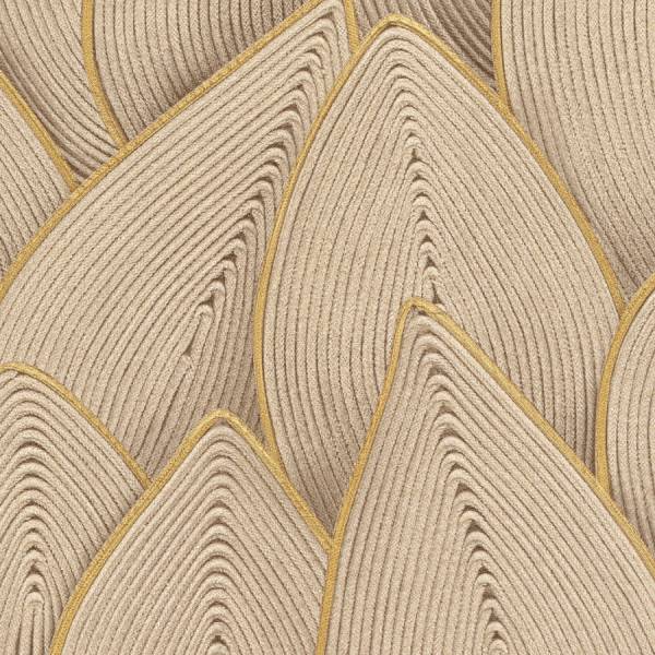 PAPIER PEINT ELITIS JONCHEE BEIGE