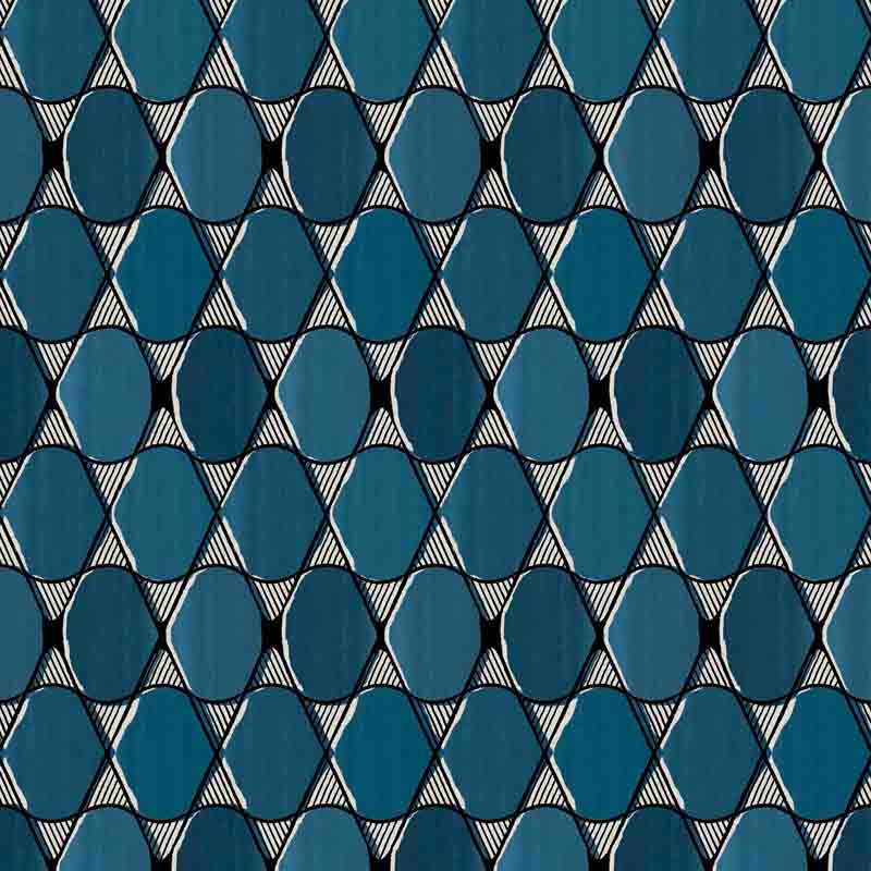 PAPIER PEINT NOBILIS LILLUSION BLEU