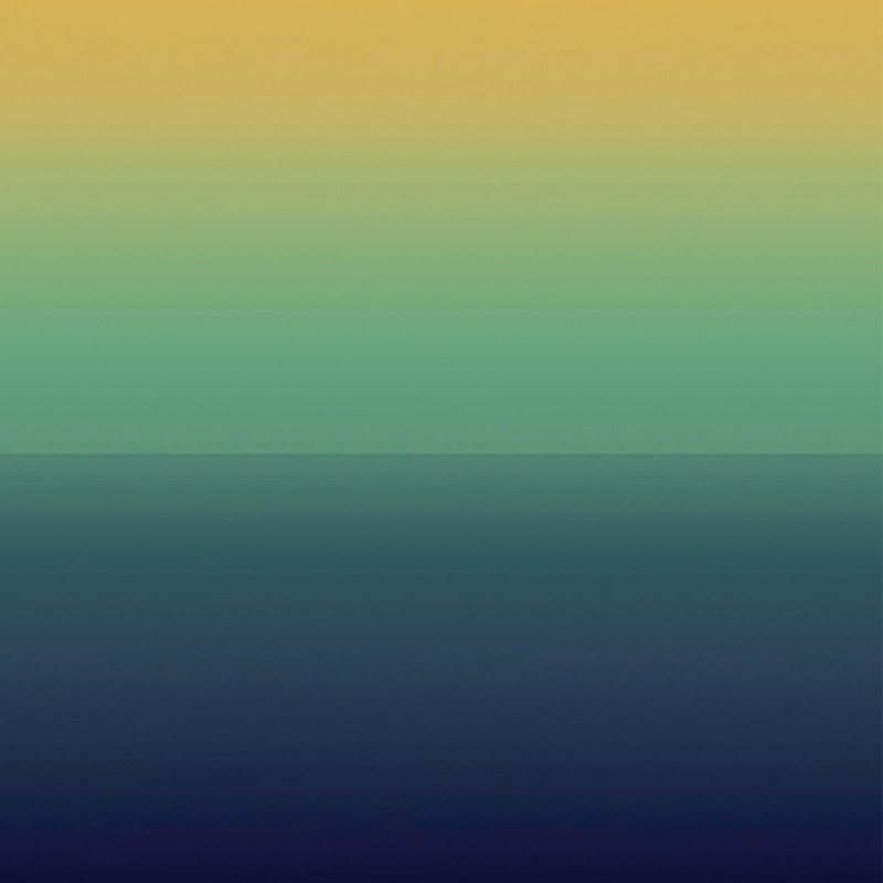 PAPIER PEINT NOBILIS LAU-DELA BLEU VERT JAUNE