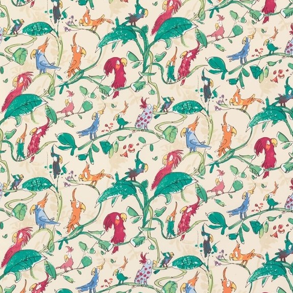 tissu-enfant-osborne-little-zagazoo-cockatoos-F6050-02