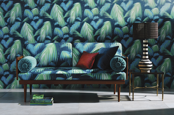 Le blog du boudoir des etoffes Papier peint motif tropical