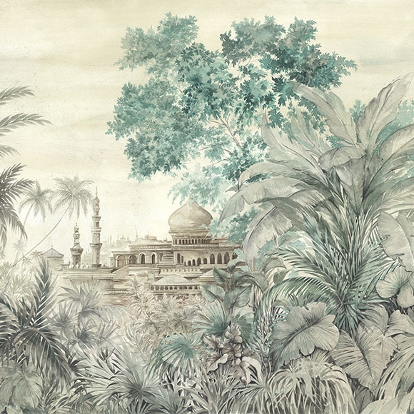 random-chinoiserie-taj-mahal-panoramique-vert