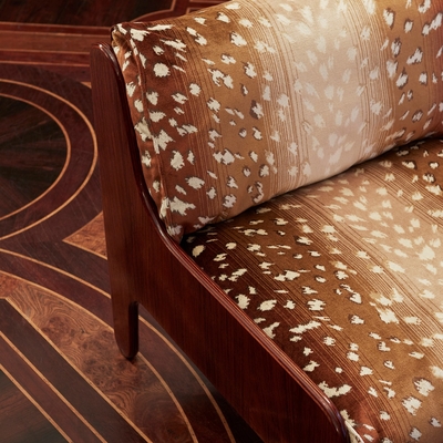 Tissu velours Faon