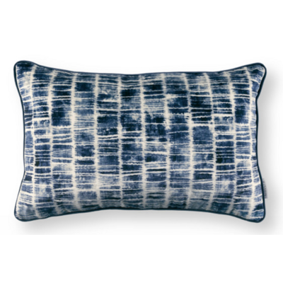 Coussin Kamakura indigo