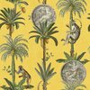 lemurs-mustard--wallpaper-coordonne