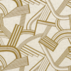 TISSU ANNEES FOLLES OCRE