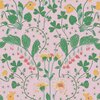 PAPIER PEINT NOBILIS NARCISSE ROSE