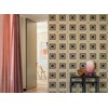 PAPIER PEINT ELITIS Carrés jalonnés BEIGE 1