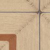 PAPIER PEINT ELITIS Carrés jalonnés BRUN