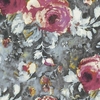 tissu-casamance-galante-rose sorbet-gris fusain