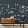 papier-peint-ocean-marin-poisson-marine
