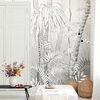 papier-paint-panoramique-foret-jungle-noir-blanc-gris