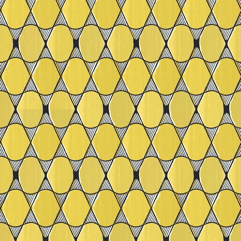 PAPIER PEINT NOBILIS LILLUSION JAUNE