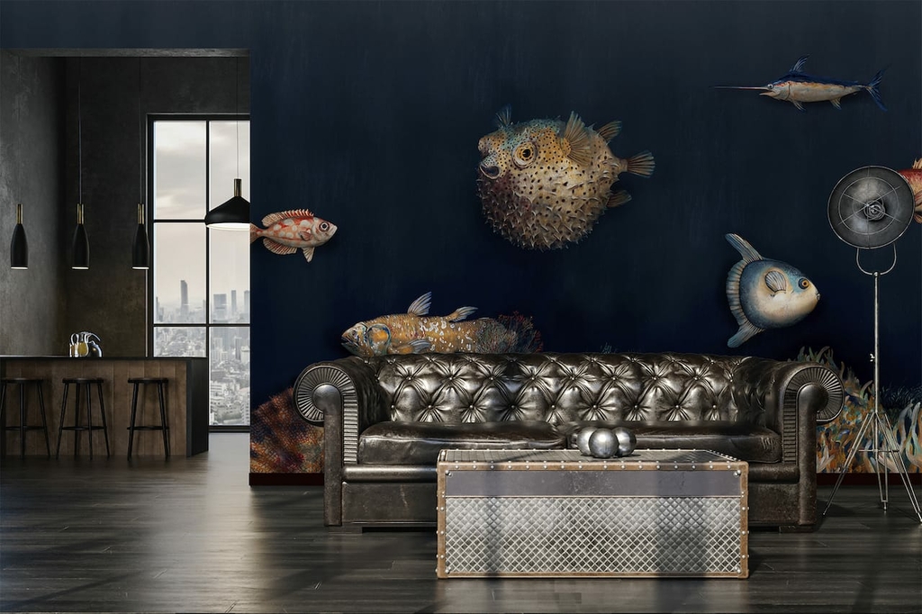 panoramique-coordonné-papier-peint-poisson-mediteraneen
