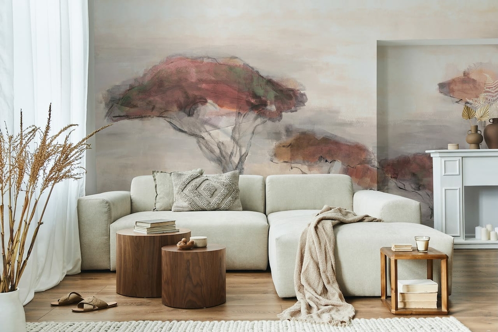 Serengueti-papier-peint-panoramique-savanne-coordonne-OCRE