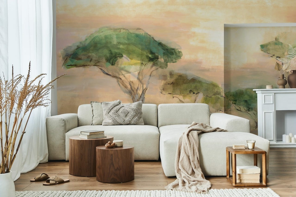 Serengueti-papier-peint-panoramique-savanne-coordonne-2022
