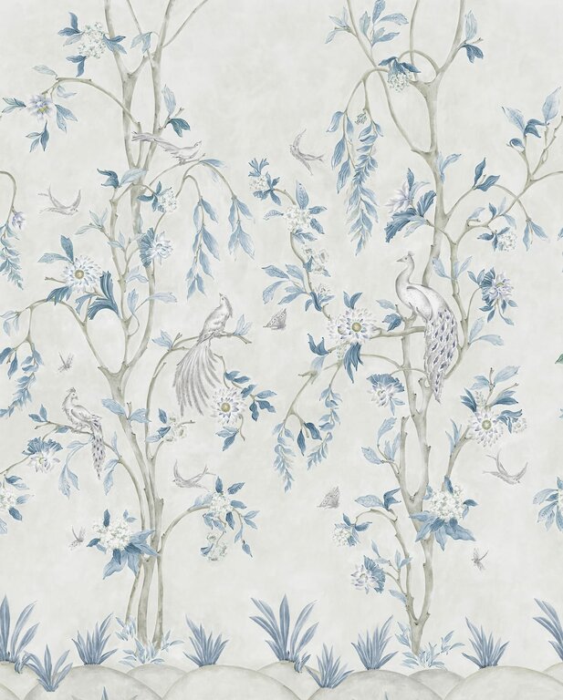 Epic-Anil-YSP0291-papier-peint-2022-oiseaux-fleuris-coordonne