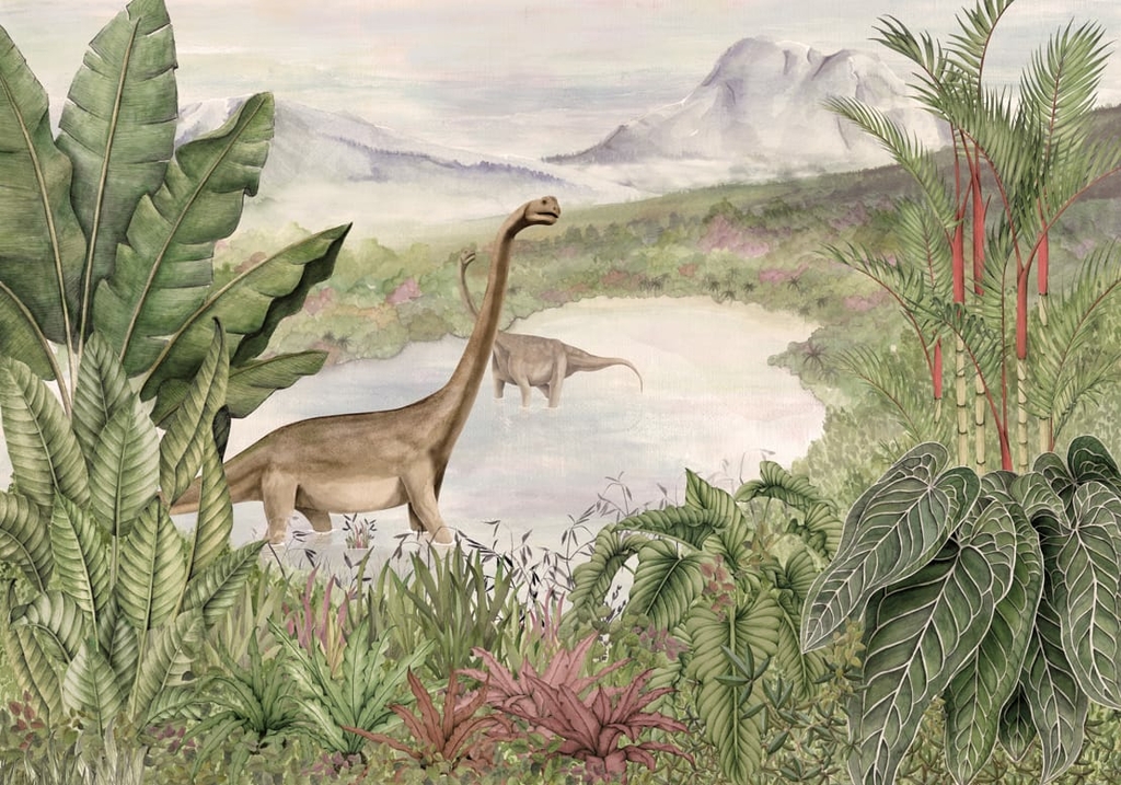 9700041-papier-peint-enfant-panoramique-jungle-dinosaures-vert-gris