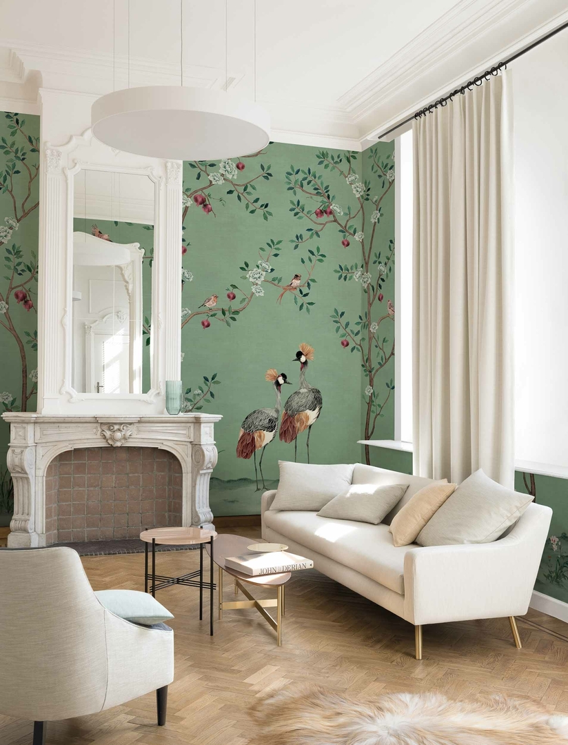 crowned-crane-turquoise-murals-coordonne-1