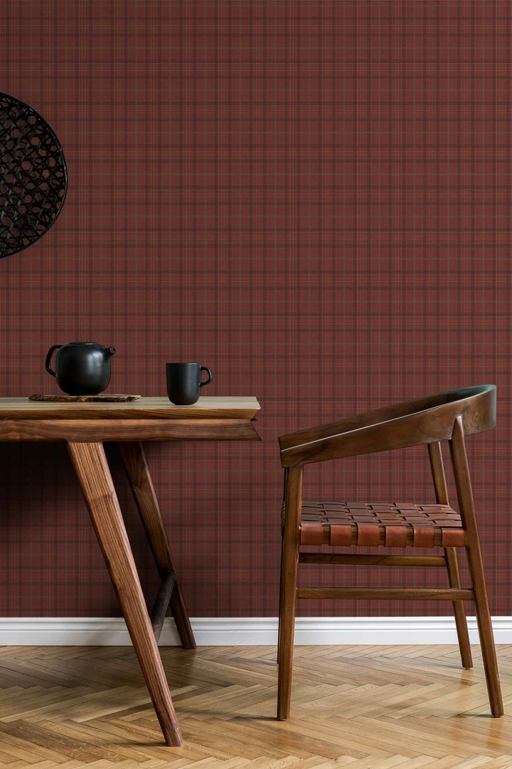 check-burgundy-wallpaper-coordonne-1