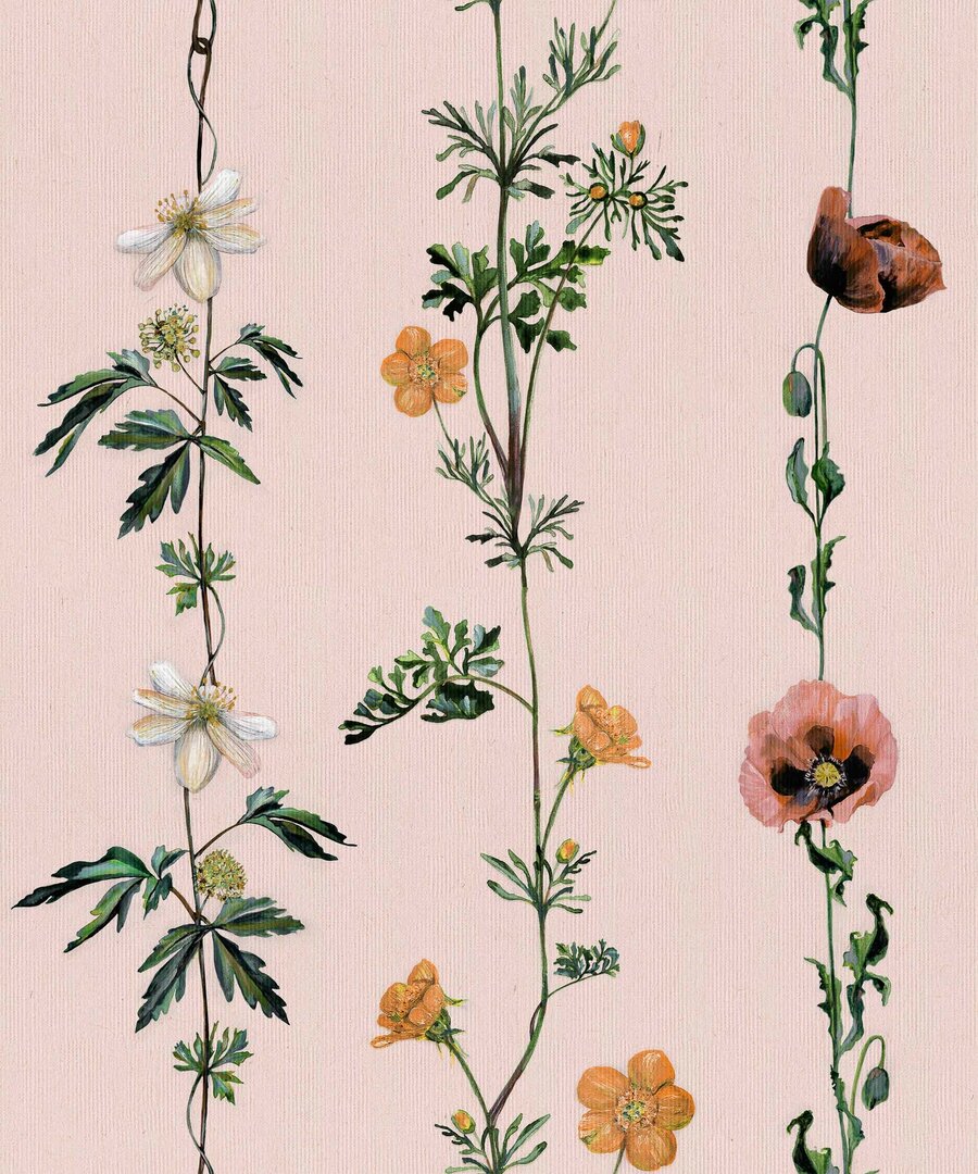 climbing-flowers-pink-wallpaper-coordonne