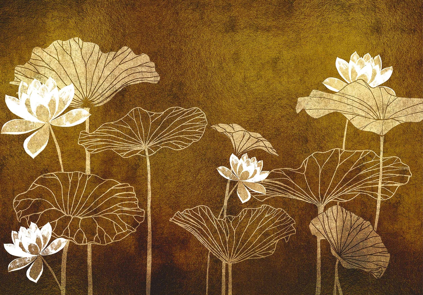nympha-gold-mural-coordonne