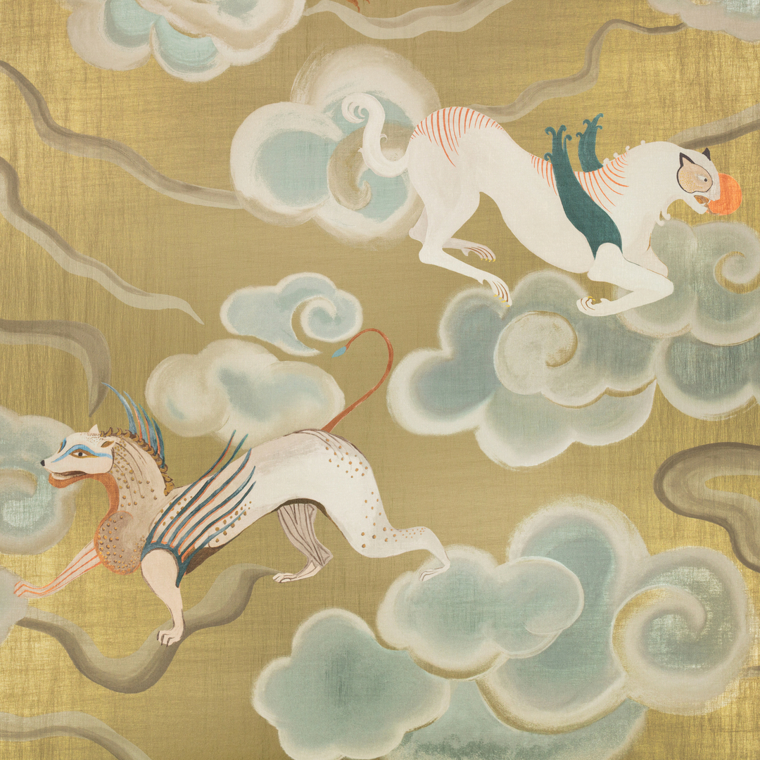 PAPIER PEINT BALACK EDITION CHIMERA GOLD 1