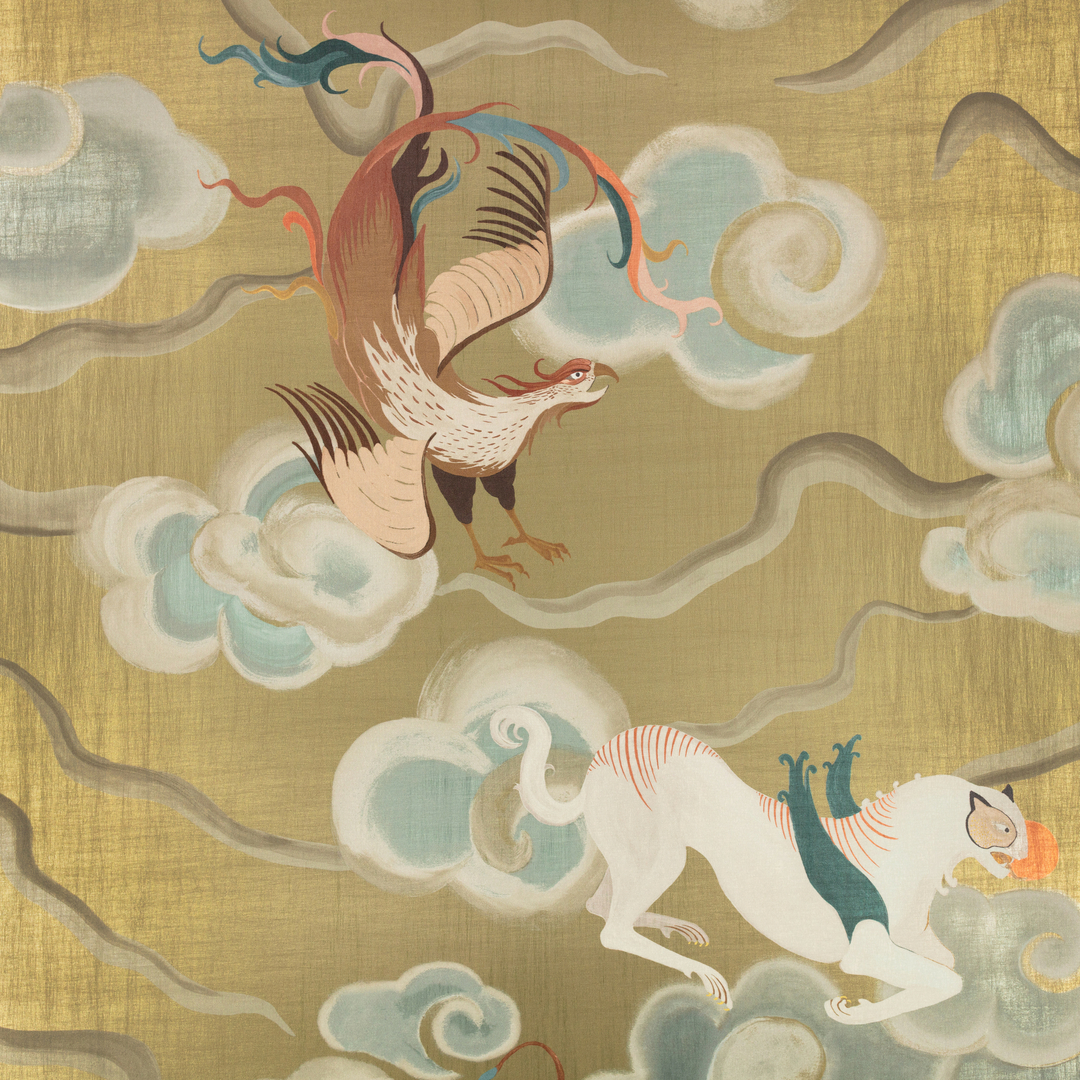 PAPIER PEINT BALACK EDITION CHIMERA GOLD