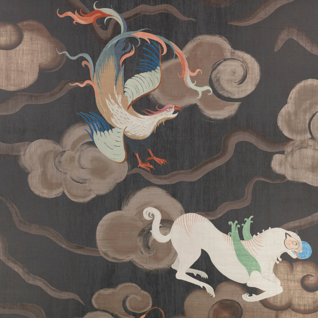 PAPIER PEINT BALACK EDITION CHIMERA MARRON