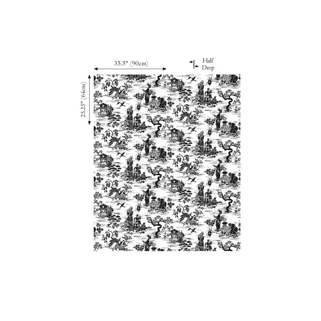 PAPIER PEINT BALACK EDITION MARRON RACCORD