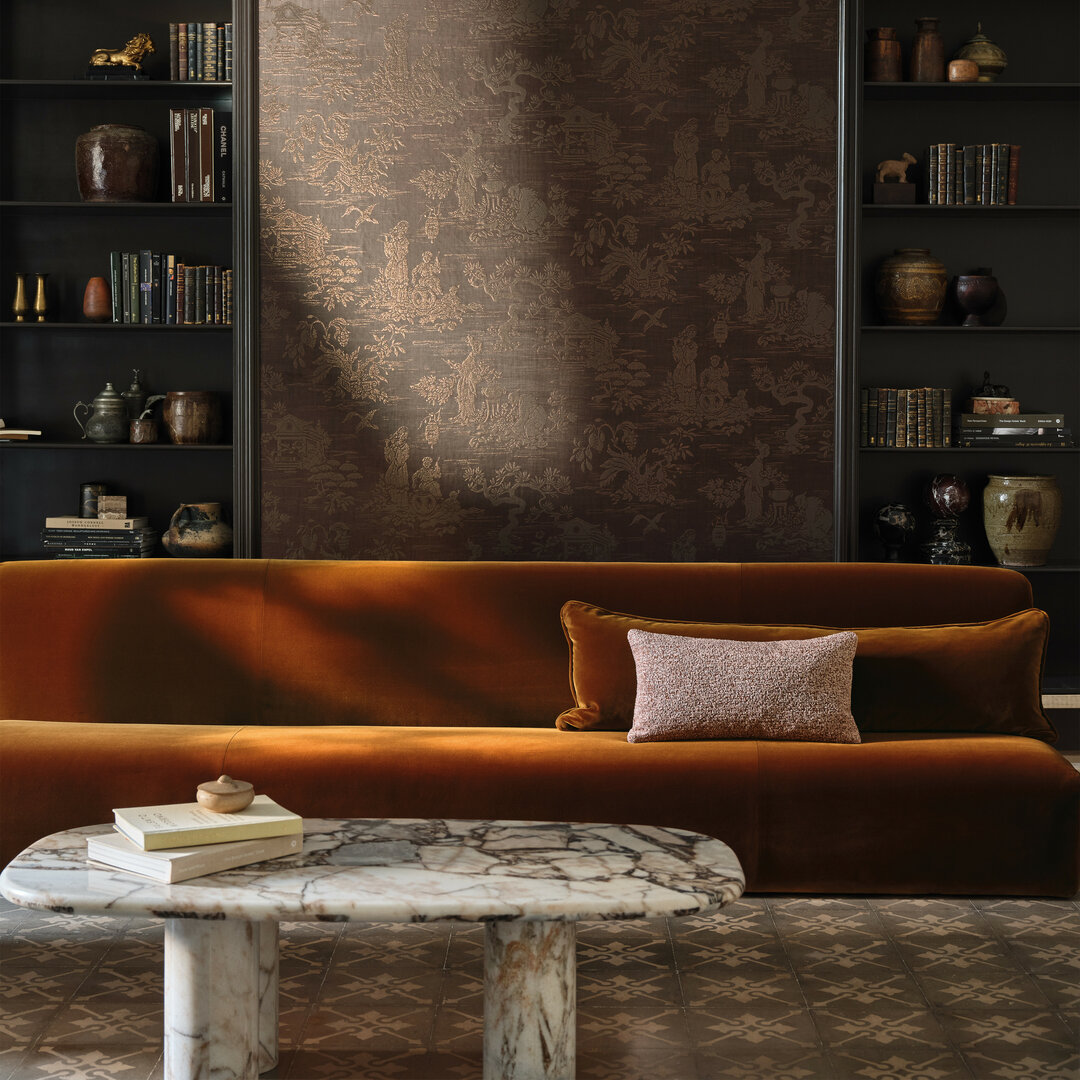 PAPIER PEINT BALACK EDITION MARRON 1