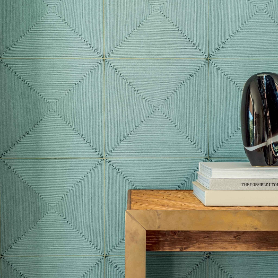 PAPIER PEINT ELITIS SILLAGE CELADON 2