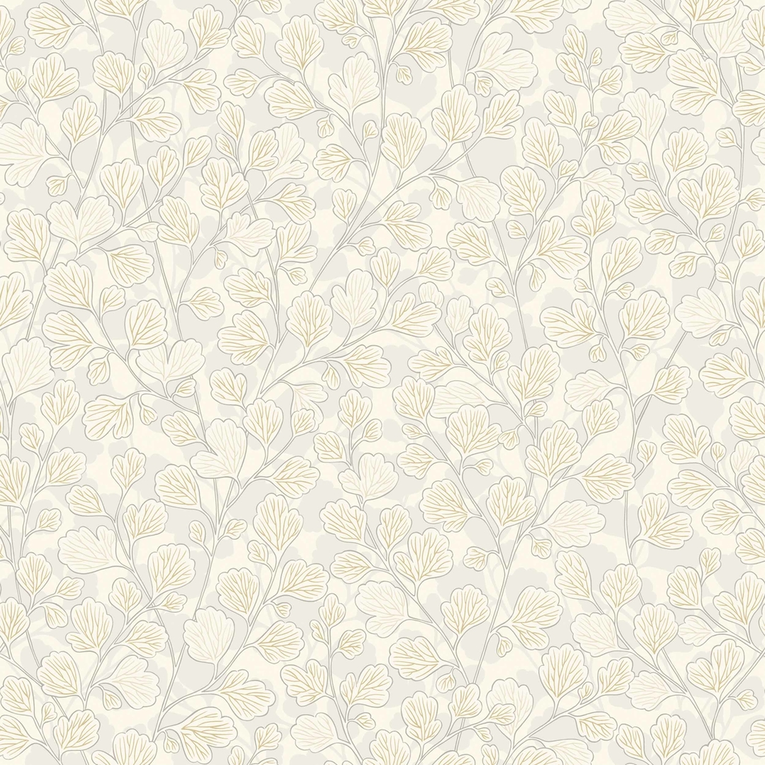 robledal-papier-peint-design-feuille-feuillage-beige