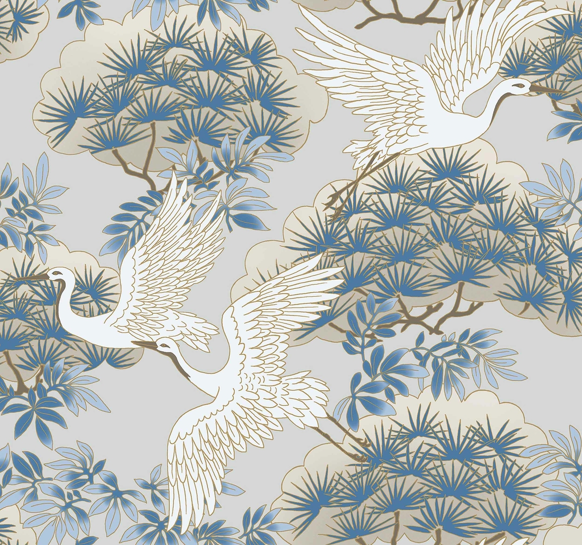kuren-bleucoordonne-papier-peint-japonais-grue-visuel