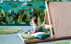 papier-peint-fresque-exotique-enfant-frann-preston-gannon