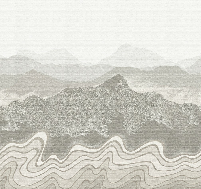 papier-peint-masureel-nebula-argent-silver-montagne