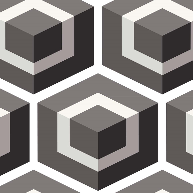 cole_son_geometric_hexagon_papier-peint-noire-gris