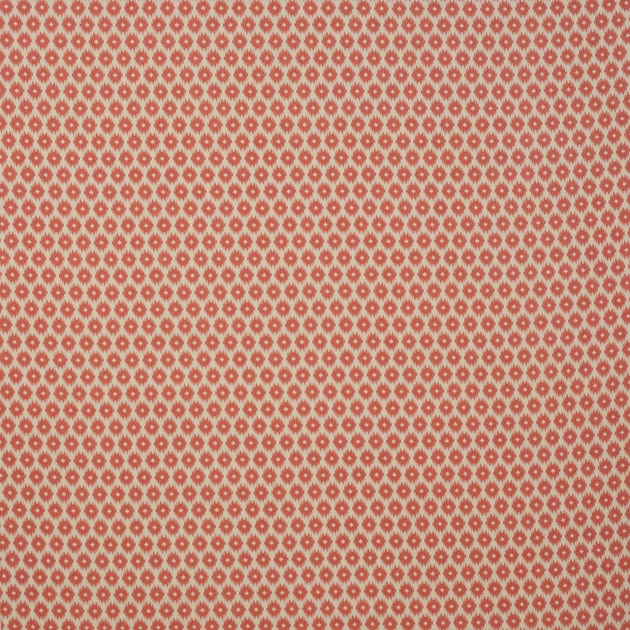 tissu-ameublement-motif-geometrique-ikat-rouge-rose