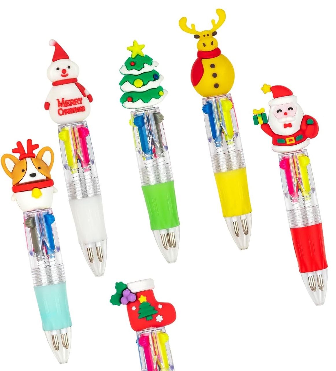 stylo-bille-4-couleurs-theme-noel-cadeau-enfant