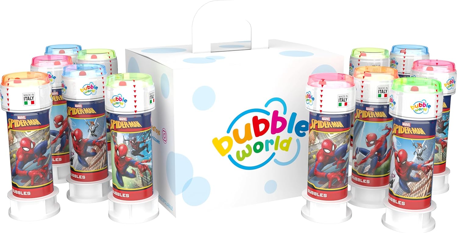savon-bulle-spiderman