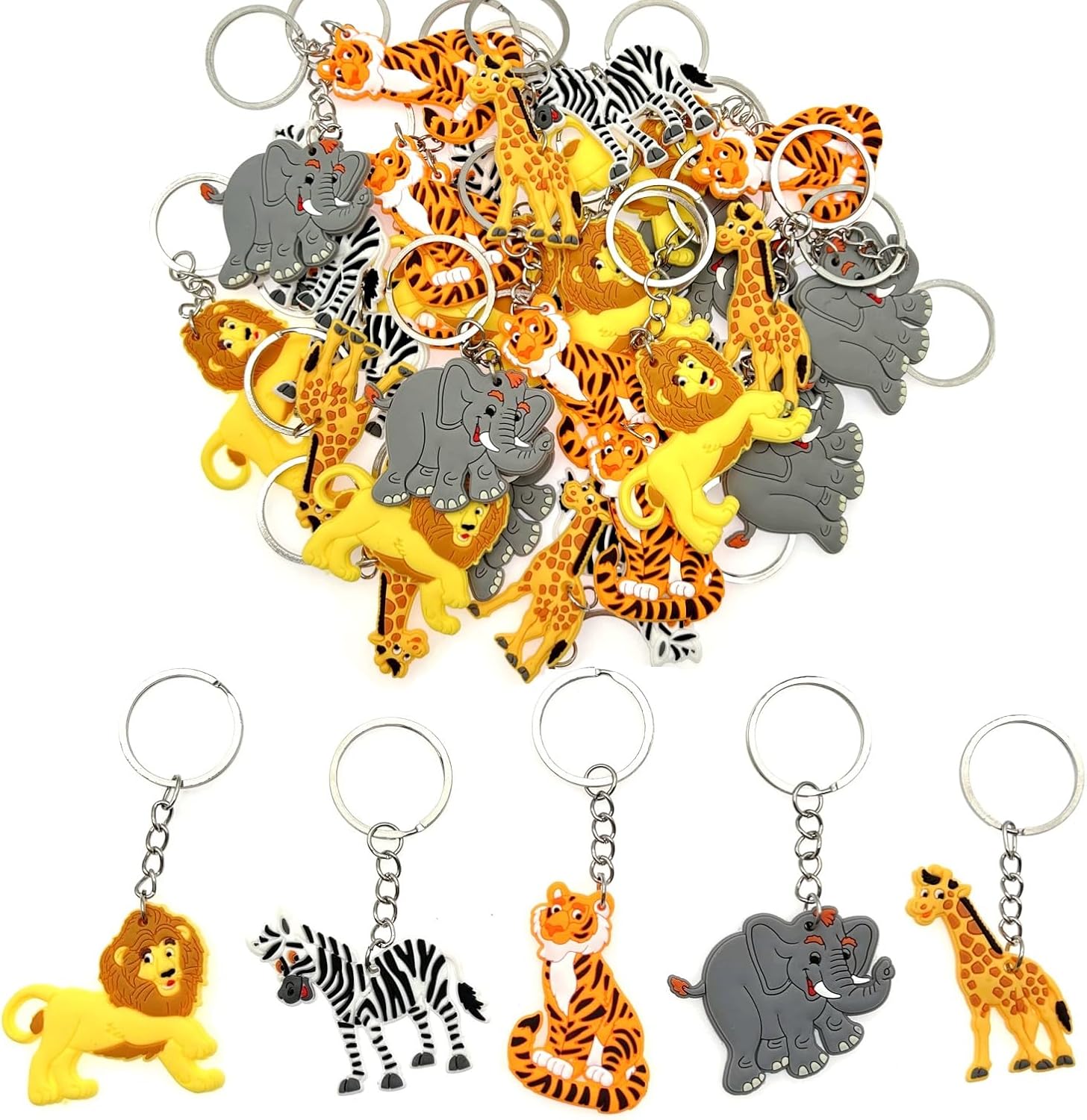 30-porte-cles-jungle-cadeau-invite-enfant