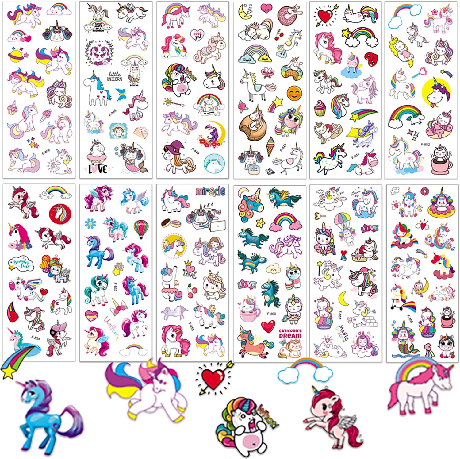planche-stickers-licorne-creatif