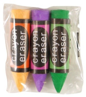 3 Crayons Gommes