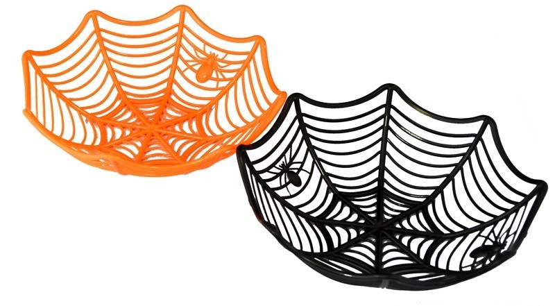 Panier Bonbons Araignée - Décoration Halloween
