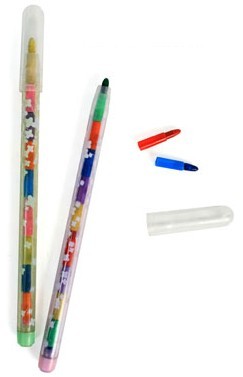 Crayon Pousse avec mines couleur