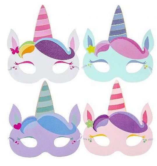 Masque Licorne Souple - Déguisement Licornes