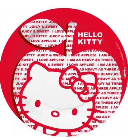 10 Assiettes Hello Kitty