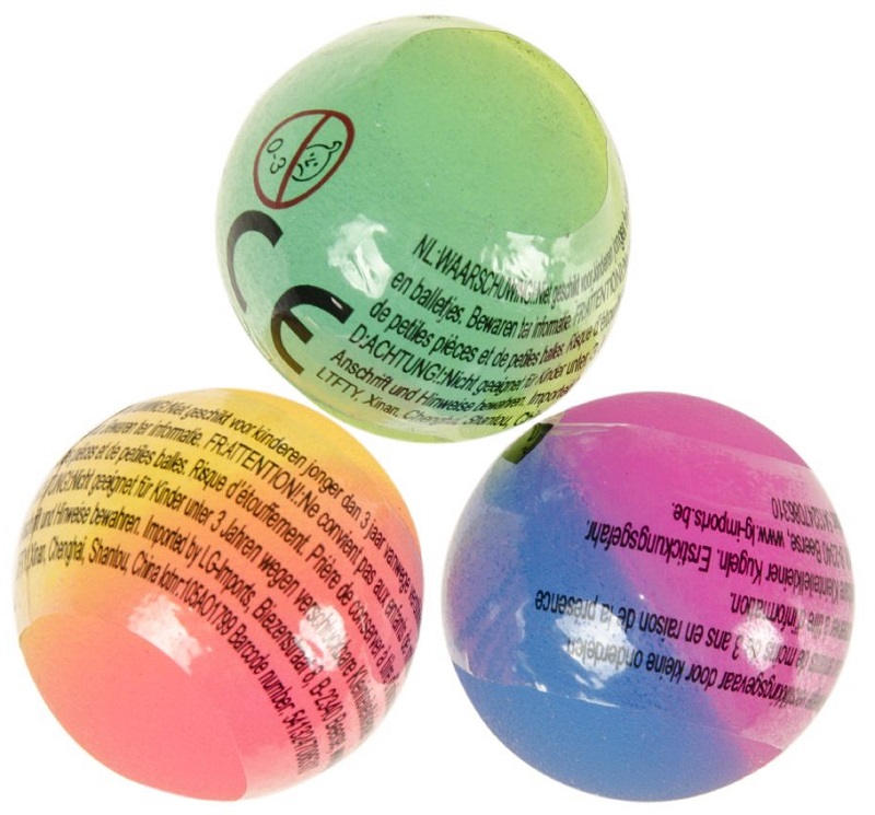 Balles rebondissantes (lot de 48 balles)